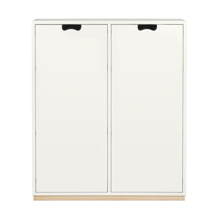 Snö E skåp - white, björksockel/täckta dörrar, dj.30 cm - Asplund