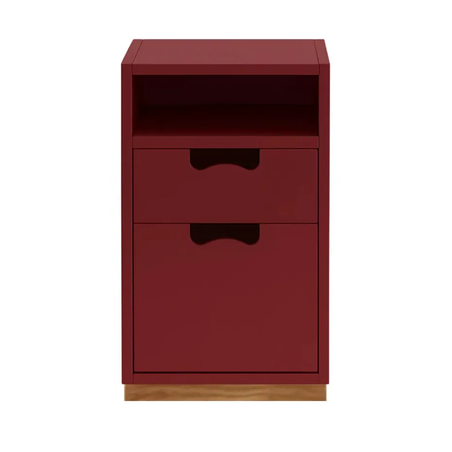 Snö G3 sängbord, Brown red Asplund