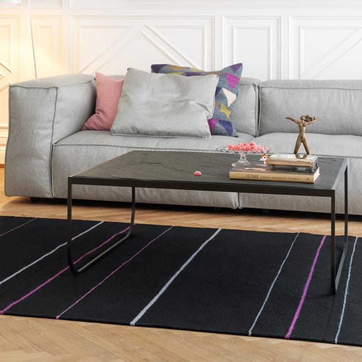 Tati Low soffbord, marmor vit, vitt stativ Asplund
