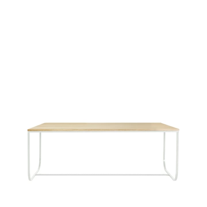 Tati matbord, vitbetsad ek (p2), 200, stativ white Asplund