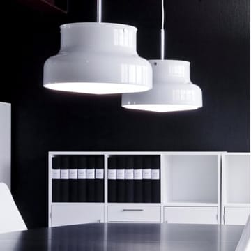 Bumling lampa stor 600 mm - Vit-opalglas - Ateljé Lyktan