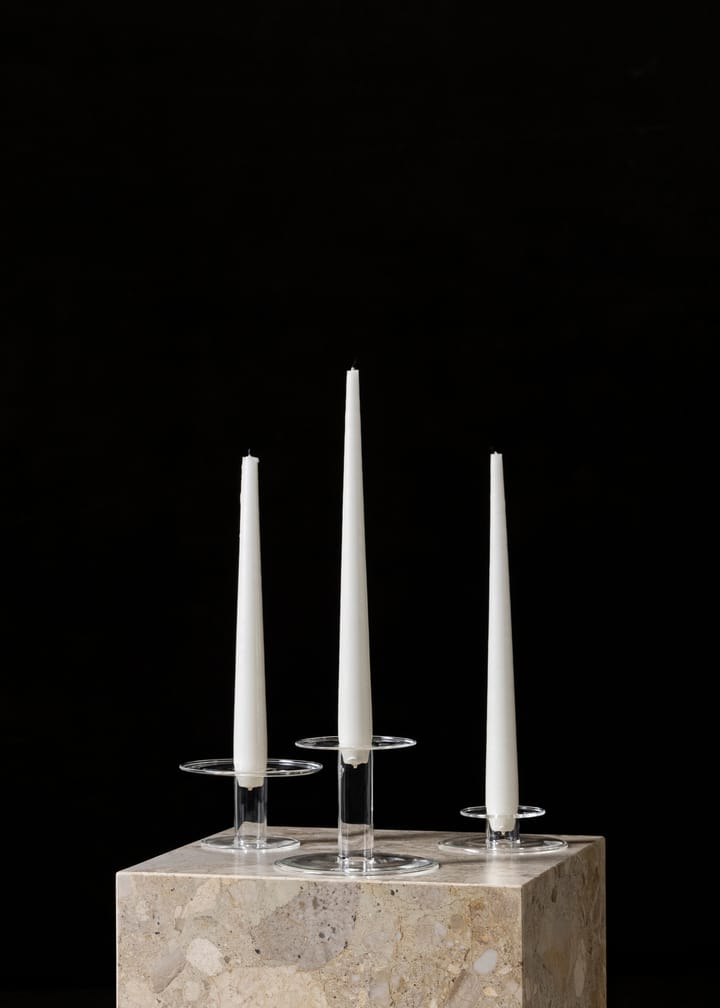 Abacus ljusstake 8,5 cm, Klar Audo Copenhagen