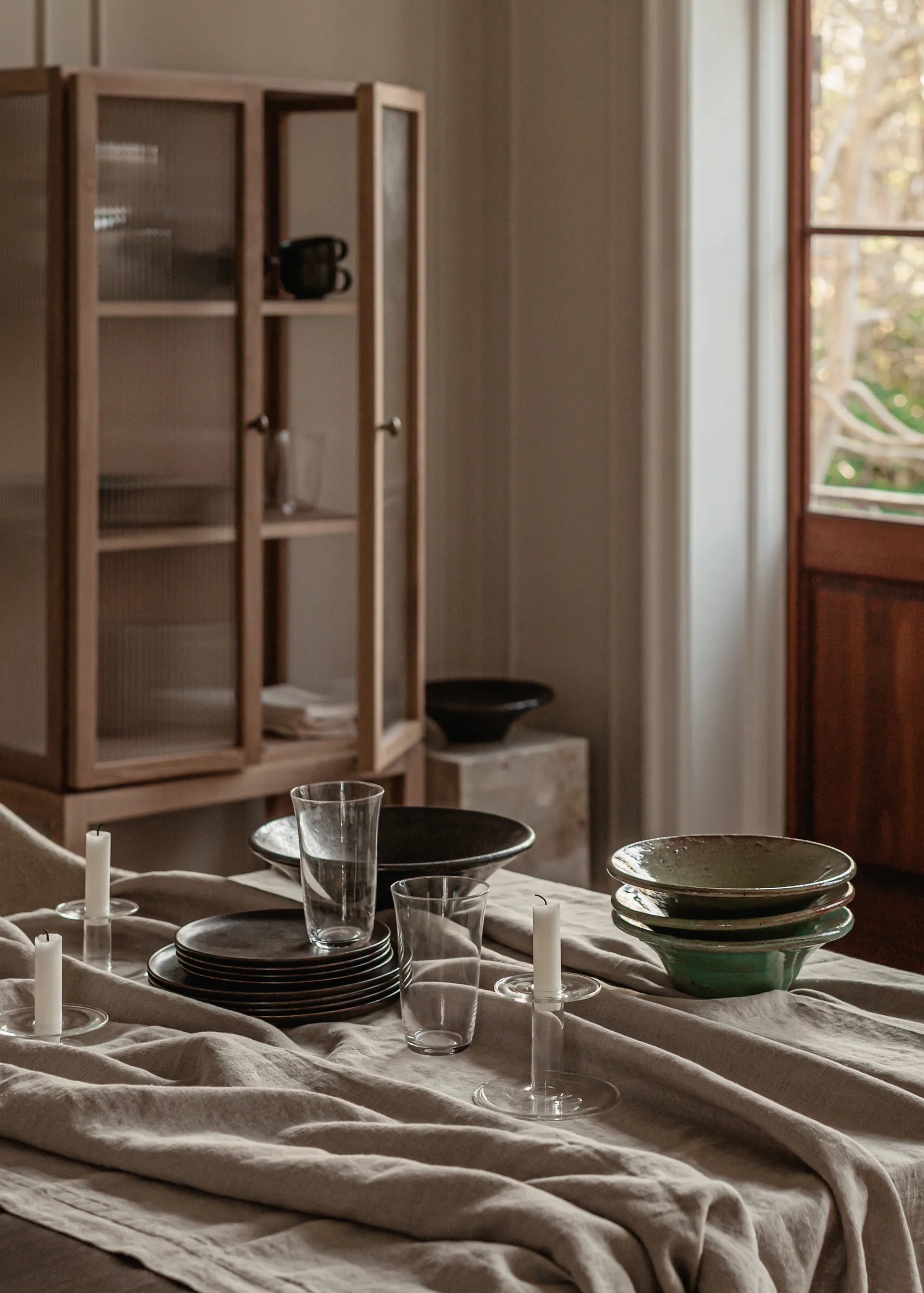 Abacus ljusstake 8,5 cm, Klar Audo Copenhagen