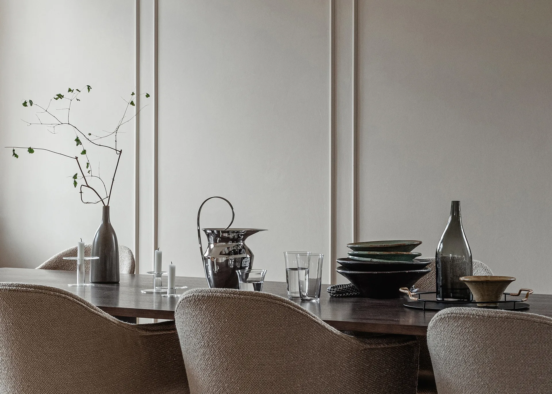 Abacus ljusstake 8,5 cm, Klar Audo Copenhagen