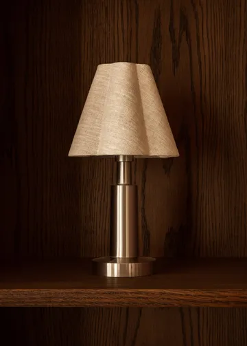 Admiral portabel bordslampa - Chrome-linen, 27 cm - Audo Copenhagen
