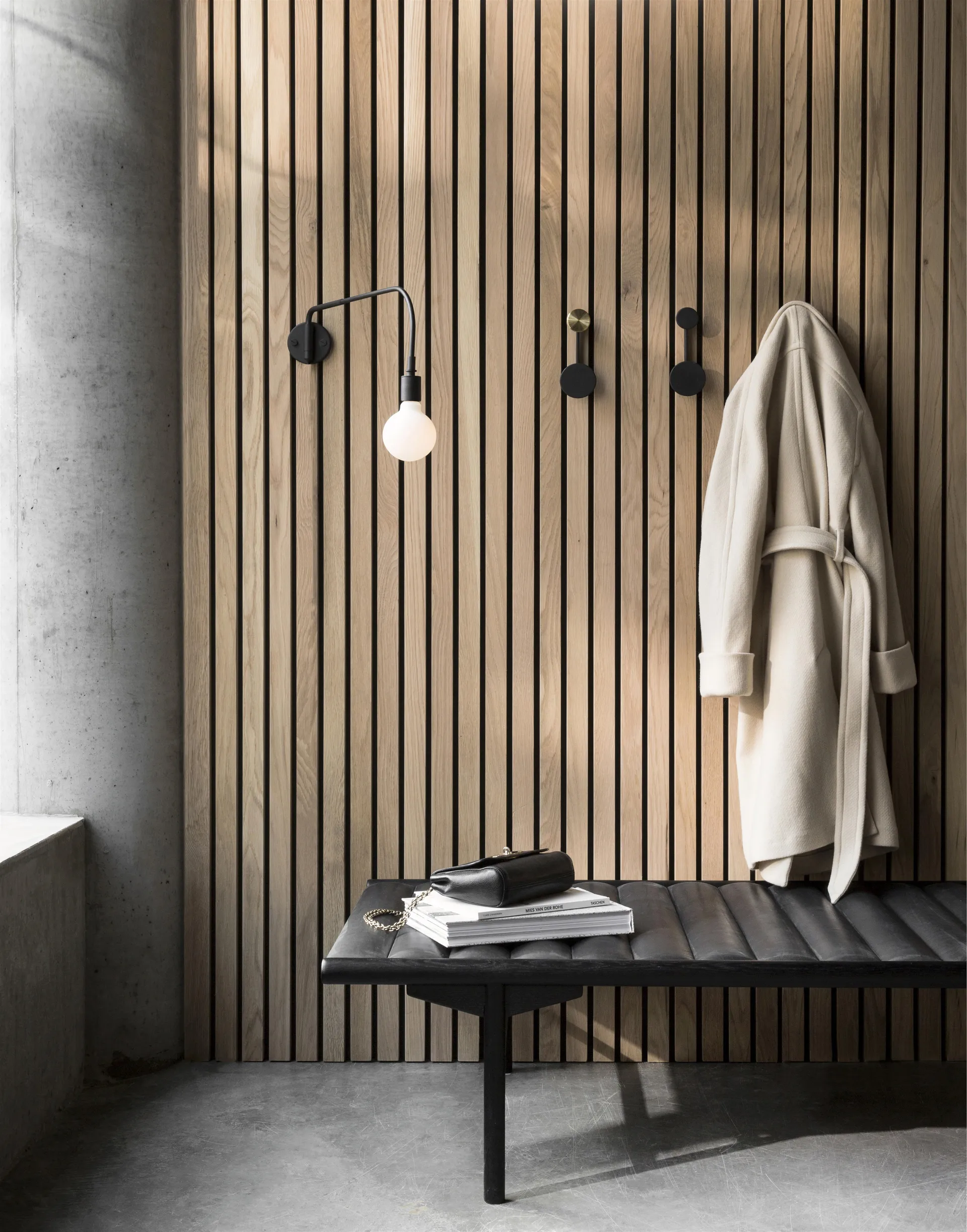 Afteroom klädhängare small, svart Audo Copenhagen