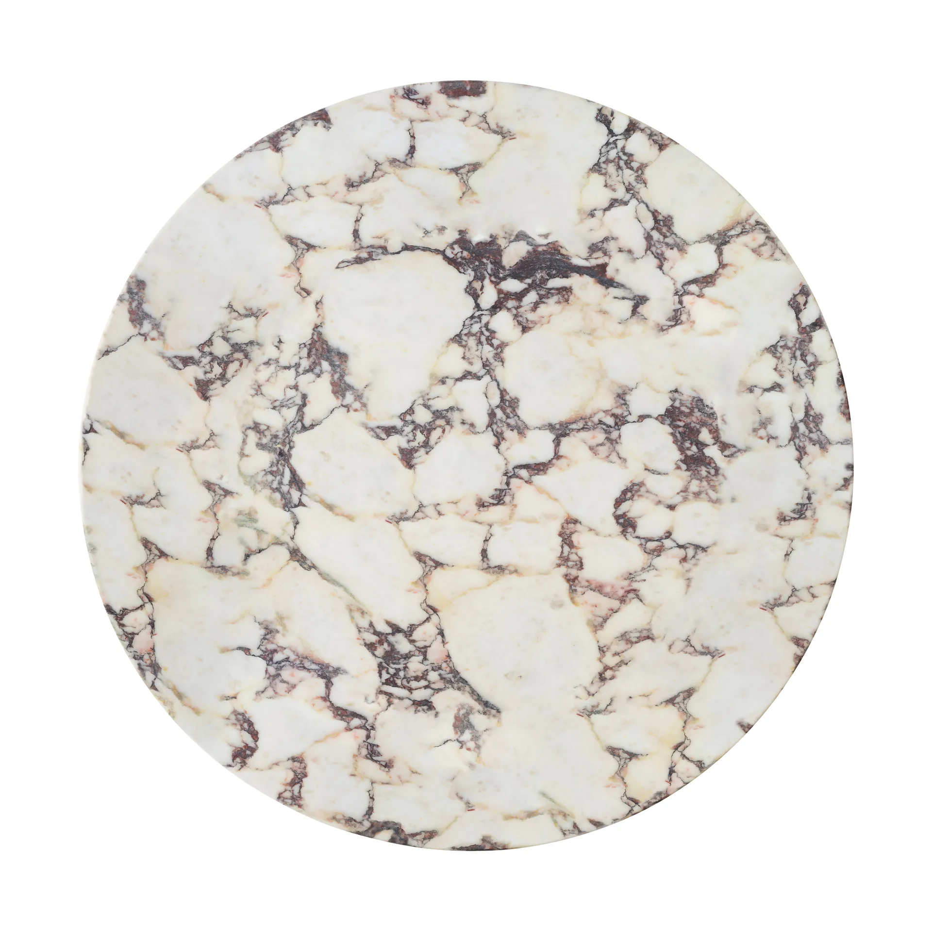 Androgyne bordsskiva till sidobord Ø65 cm, Calacatta Viola Audo Copenhagen