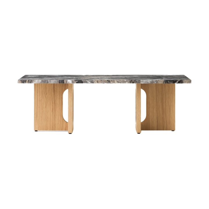 Androgyne loungebord 45x120 cm - Grey galaxy-obehandlad ek - Audo Copenhagen