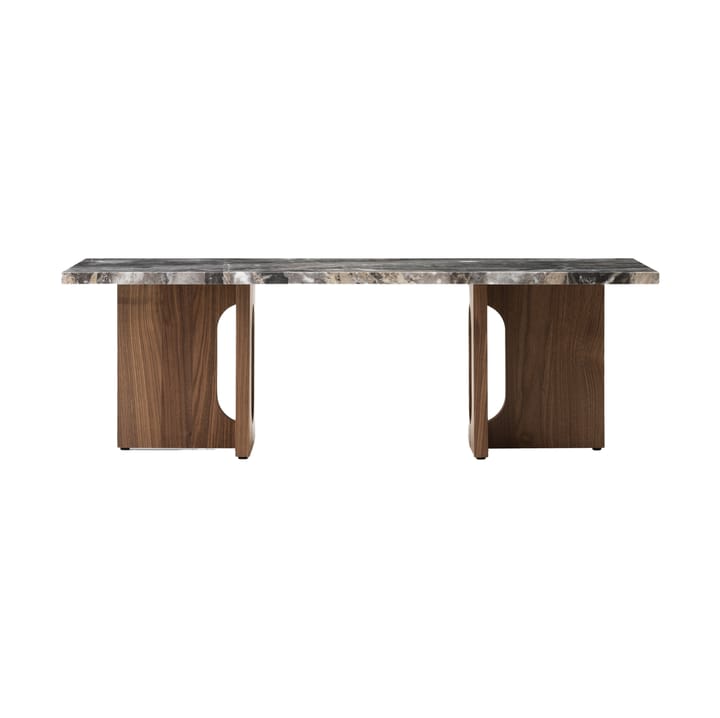 Androgyne loungebord 45x120 cm - Grey galaxy-valnöt - Audo Copenhagen
