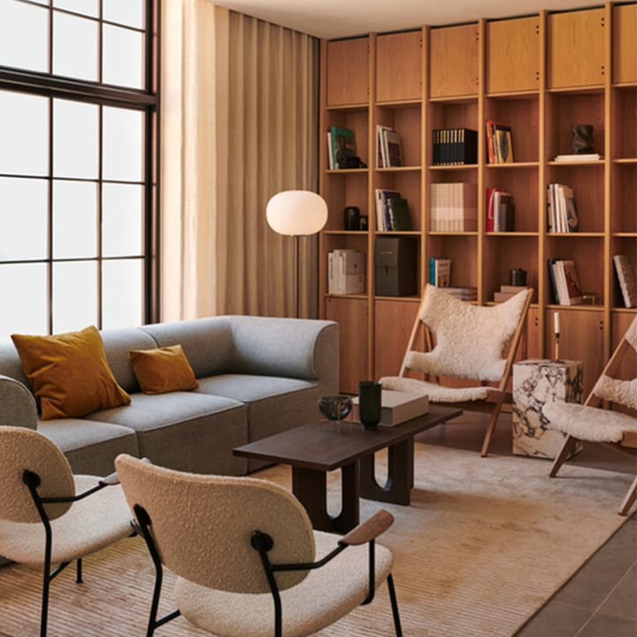 Androgyne loungebord, Natural oak Audo Copenhagen