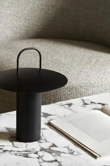 Androgyne loungebord - Oak dark st.-calacatta viola - Audo Copenhagen