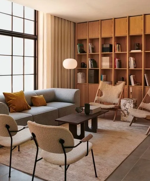 Androgyne loungebord, Oak dark stained Audo Copenhagen