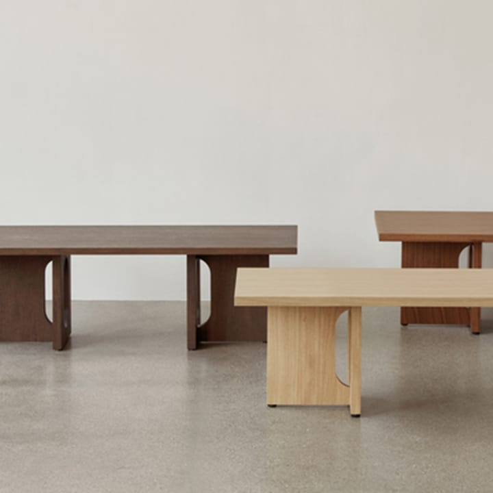 Androgyne loungebord - oak dark stained - Audo Copenhagen