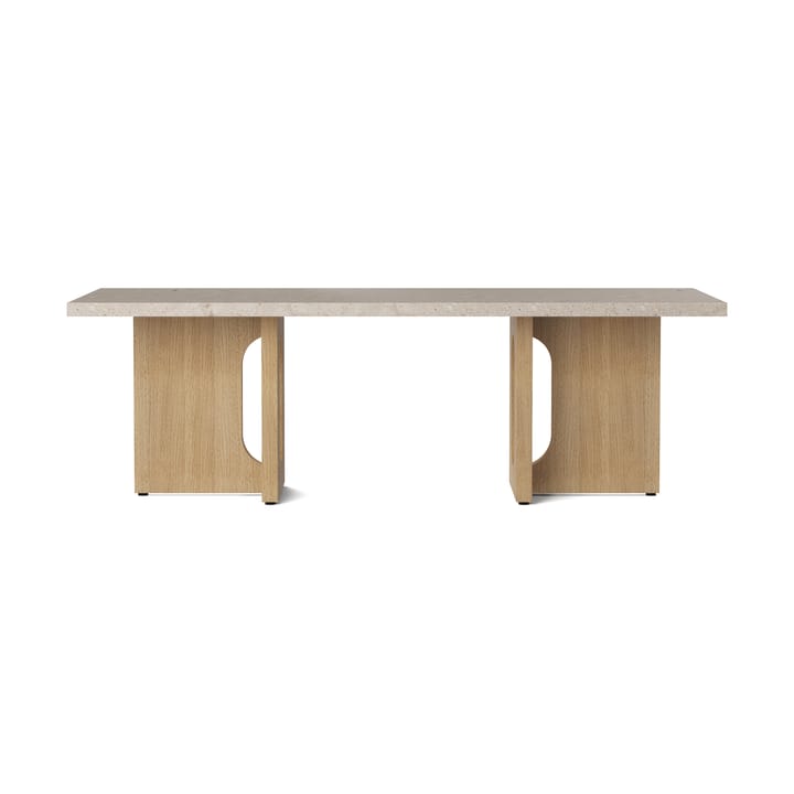 Androgyne loungebord, Sand/kunis breccia-ekstativ Audo Copenhagen