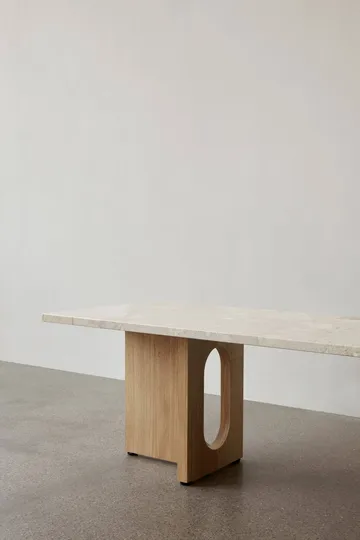 Androgyne loungebord - Sand/kunis breccia-ekstativ - Audo Copenhagen