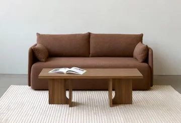 Androgyne loungebord - Walnut - Audo Copenhagen