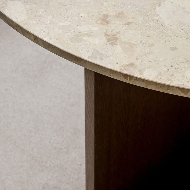 Androgyne matbord, Sand stone-obehandlat ekstativ Audo Copenhagen