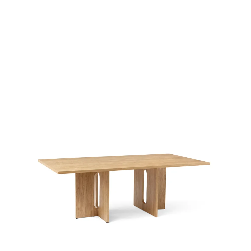Androgyne Rectangular matbord, natural oak, 210x109 cm Audo Copenhagen