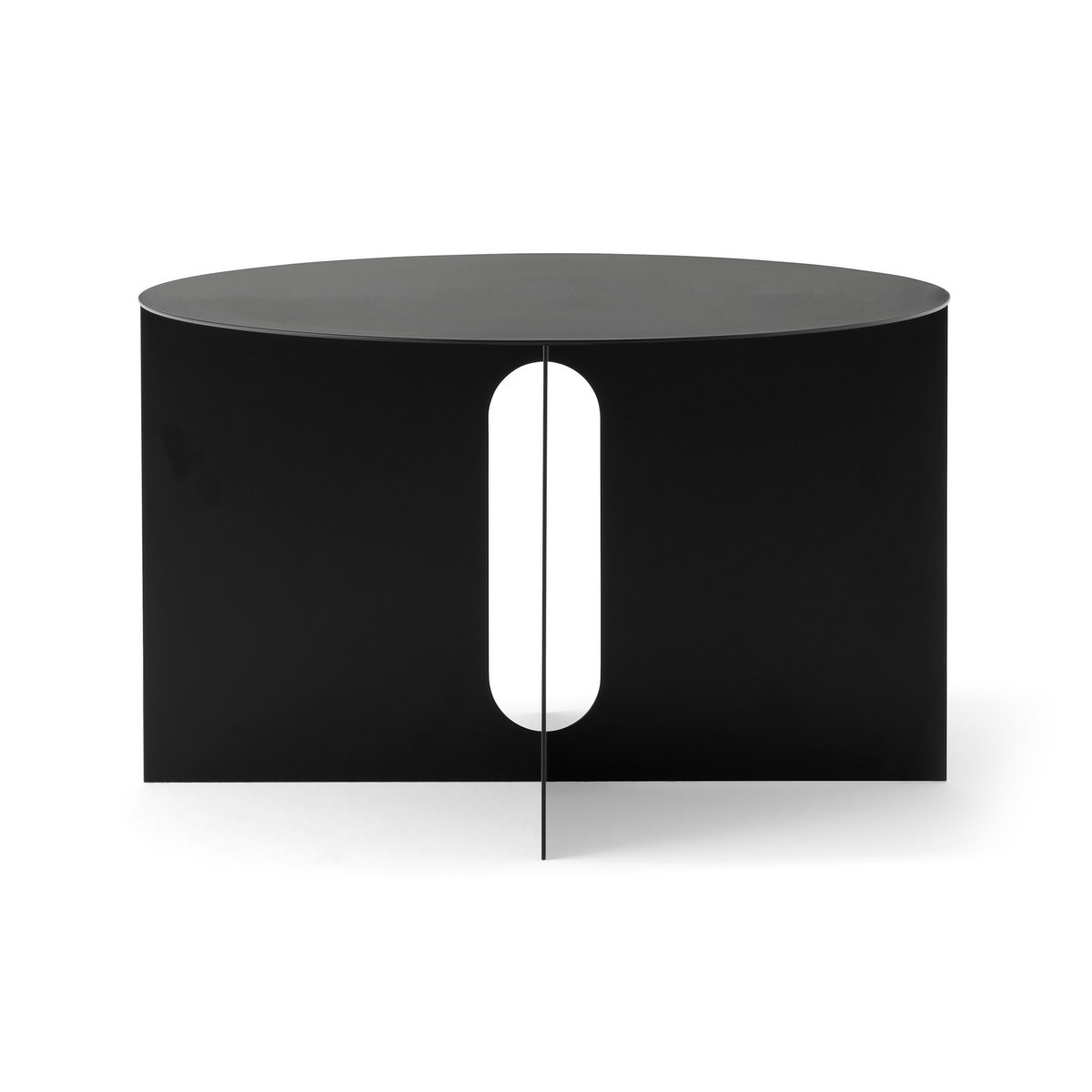Audo Copenhagen Androgyne sidobord o63 cm Black | Skandinavisk Design | Avlastningsbord & Sidobord | Svart