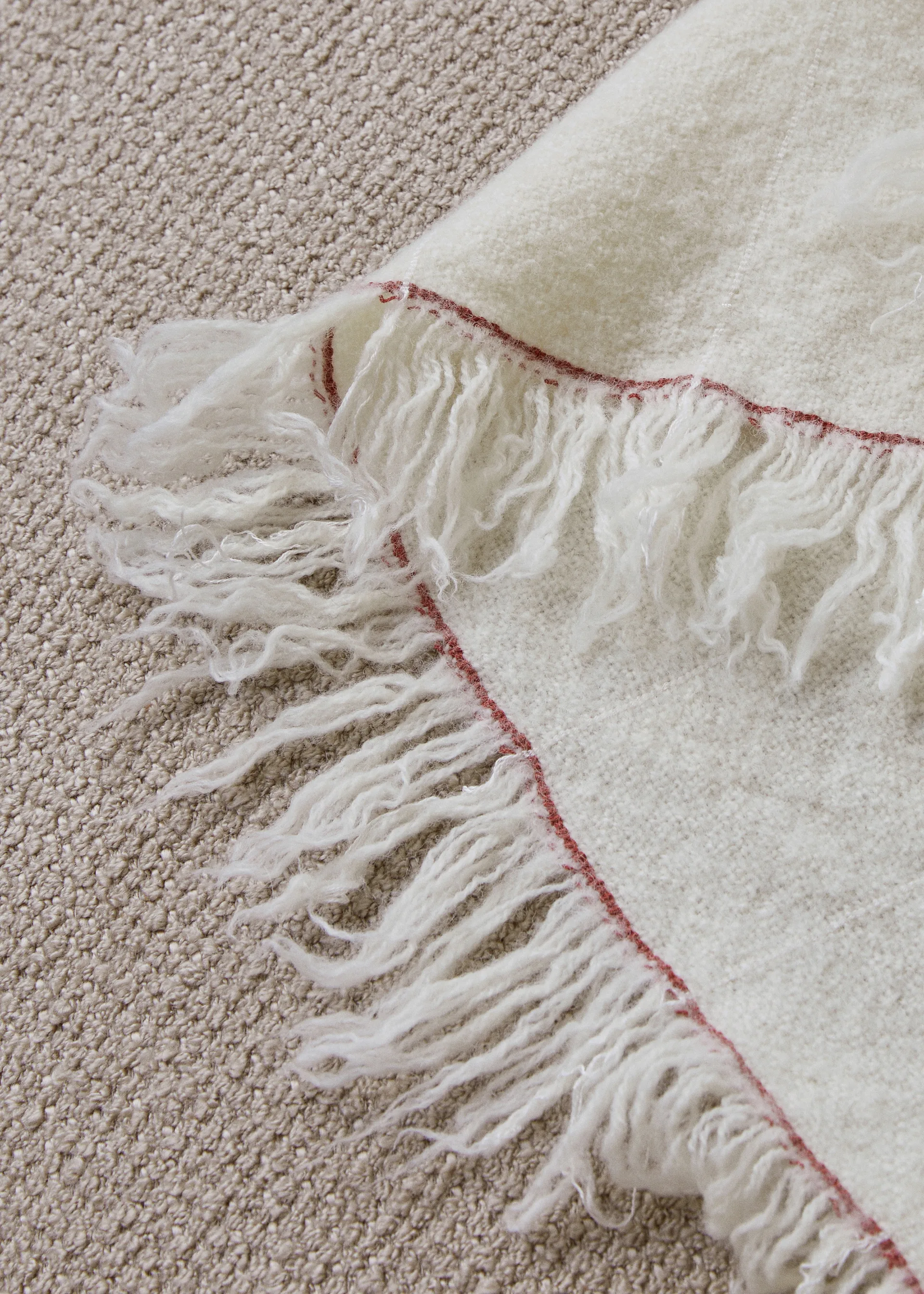 Battus pläd 130x185 cm, Ivory Audo Copenhagen