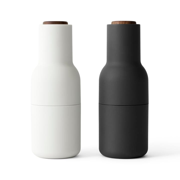 Bottle Grinder kryddkvarn 2-pack - Ash-carbon-valnöt - Audo Copenhagen