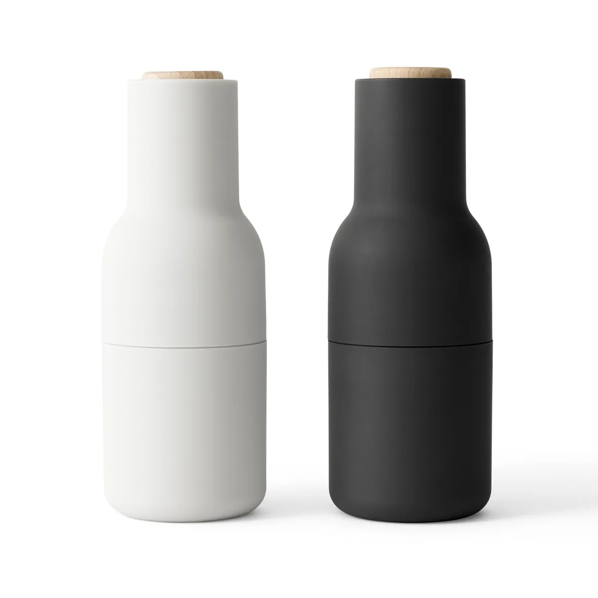 Bottle Grinder kryddkvarn 2-pack, Ash-carbonbok Audo Copenhagen