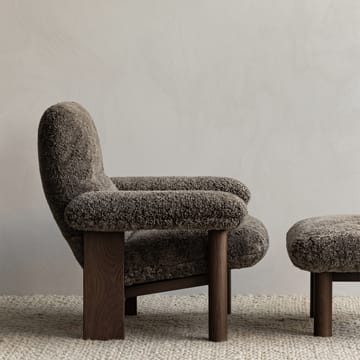 Brasilia fåtölj - Oiled oak-Moss 011 grey - Audo Copenhagen
