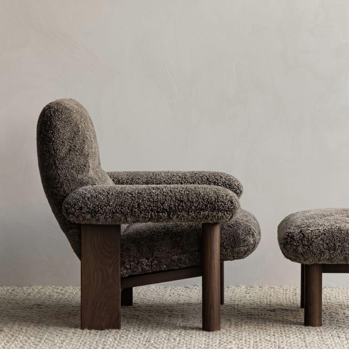 Brasilia fåtölj, Oiled oak-Moss 011 grey Audo Copenhagen
