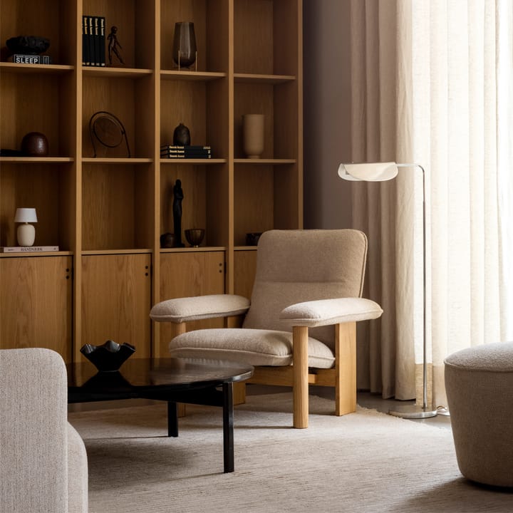 Brasilia fåtölj, Oiled oak-Moss 011 grey Audo Copenhagen