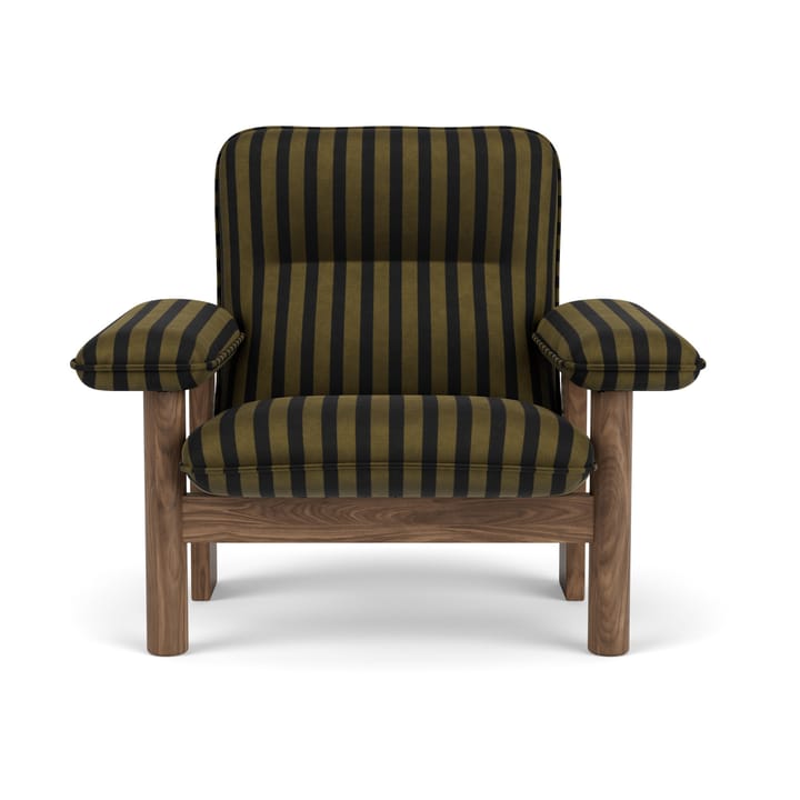 Brasilia fåtölj, Walnut-Cabanon soft Audo Copenhagen