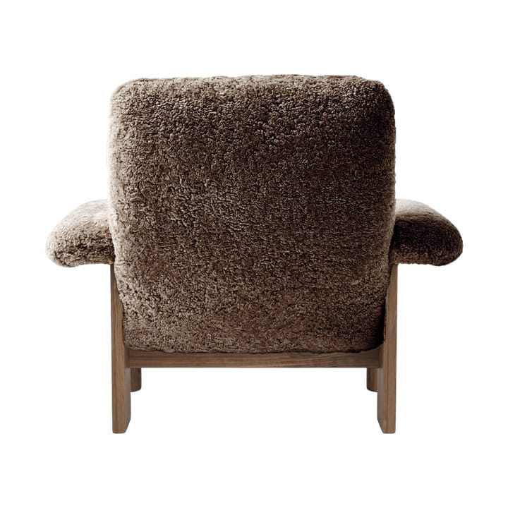 Brasilia fåtölj, Walnut-Sahara sheepskin curly Audo Copenhagen