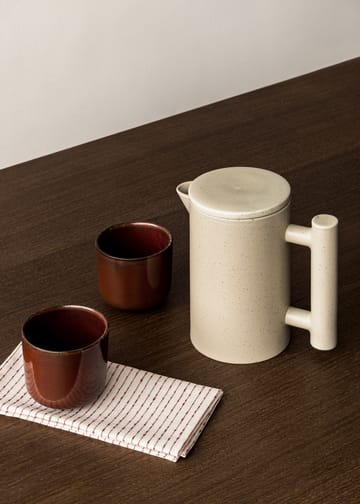 Byasa linneservett 45x45 cm - Burnt sienna - Audo Copenhagen