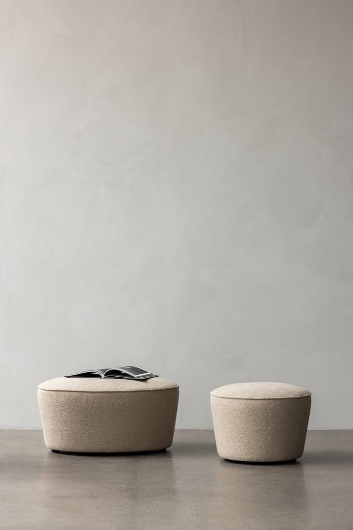 Cairn puff oval, Bouclé 02 Audo Copenhagen