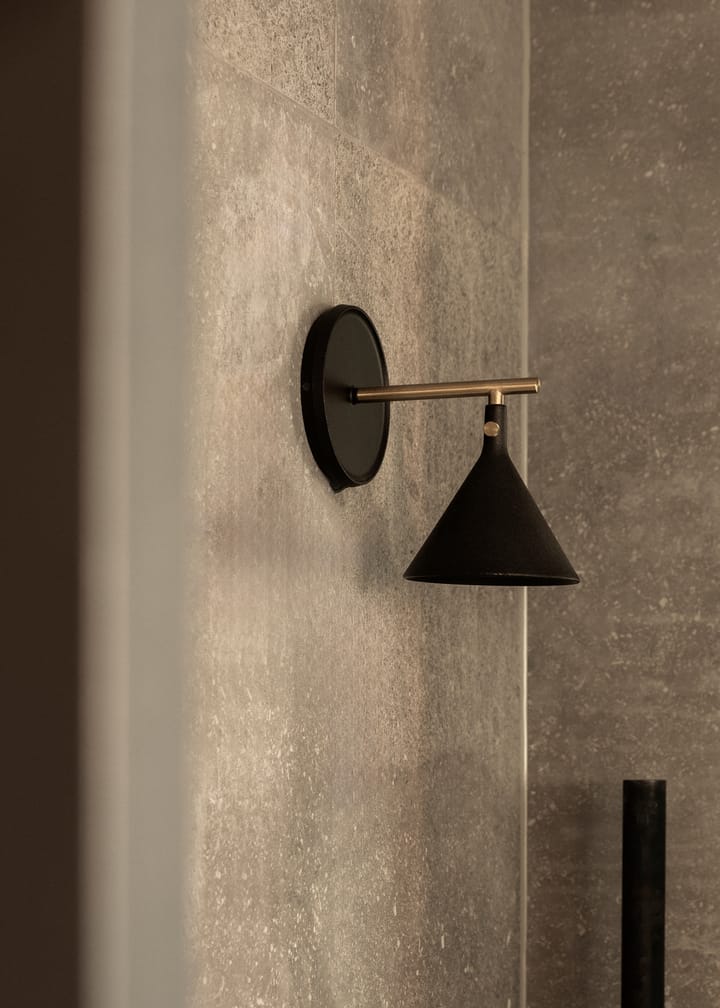 Cast Sconce vägglampa diffuser fast installation, Black Audo Copenhagen