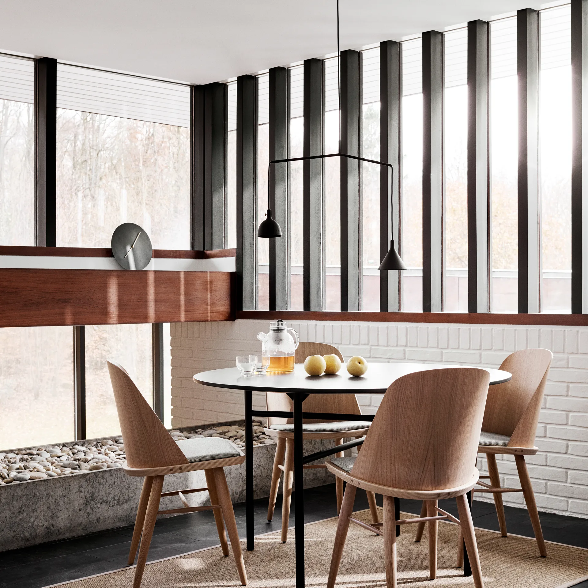 Cast shape 4 pendel, Svart Audo Copenhagen