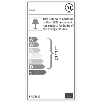 Cast shape 4 pendel - Svart - Audo Copenhagen