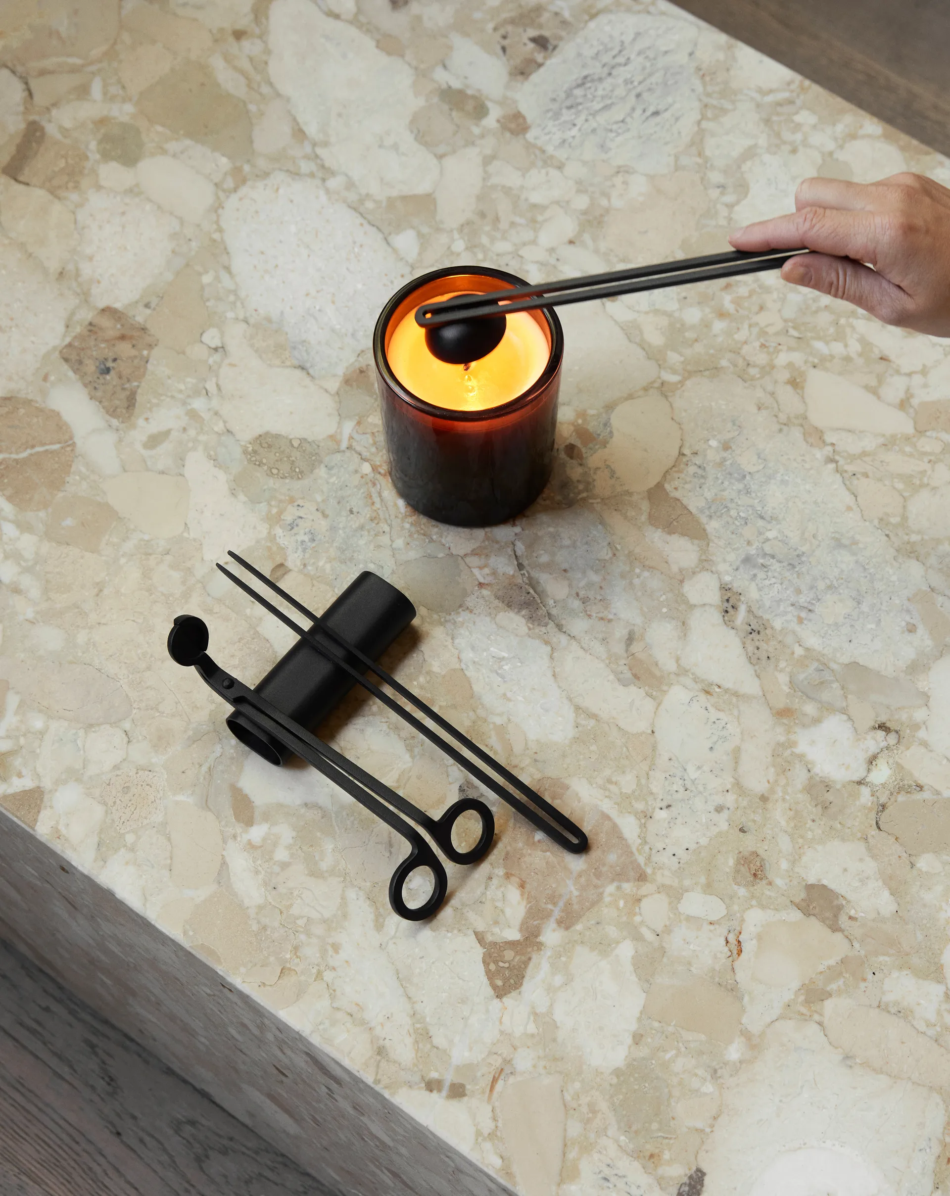 Clip care kit ljus 4 delar, Svart Audo Copenhagen