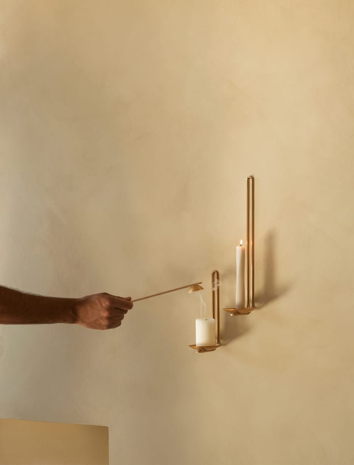 Clip ljusstake vägg 34 cm, Mässing Audo Copenhagen