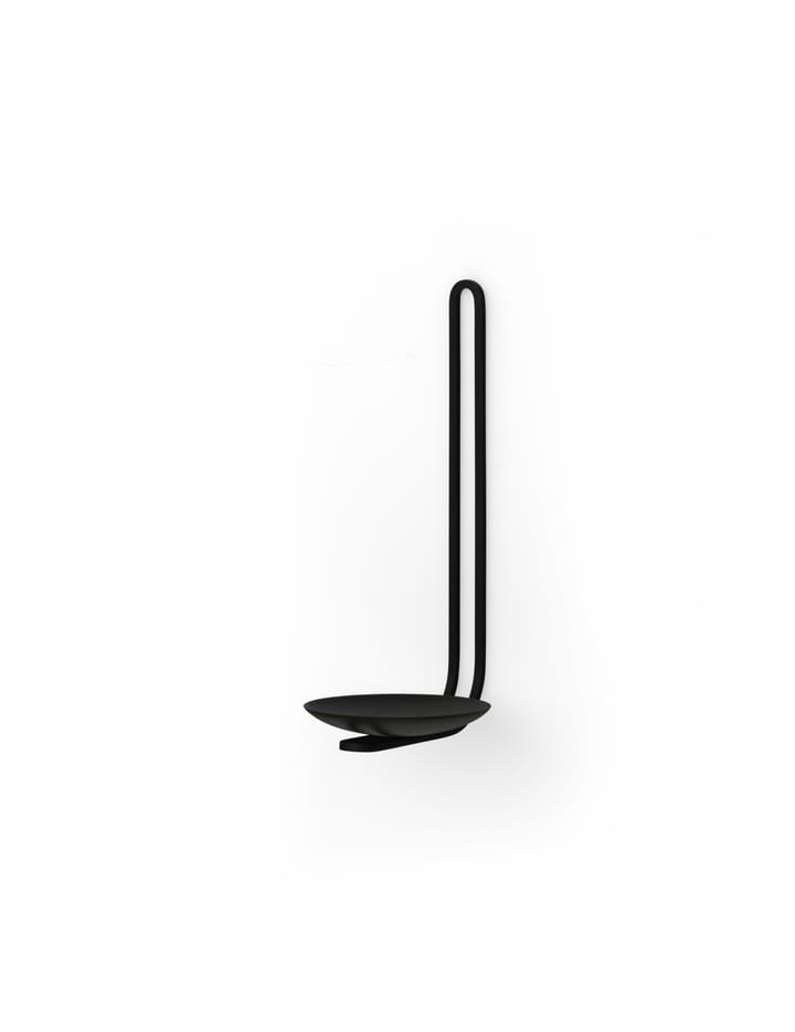 Clip värmeljushållare vägg 20 cm, Svart Audo Copenhagen