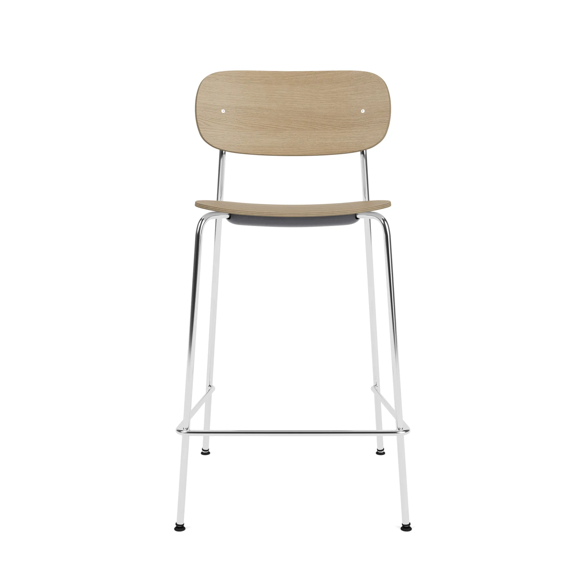Co Bar Chair barstol, Ek-kromat stål, 65 cm Audo Copenhagen