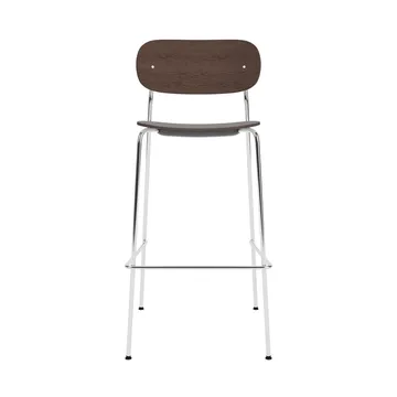 Co Bar Chair barstol - Mörkbetsad ek-kromat stål, 75 cm - Audo Copenhagen