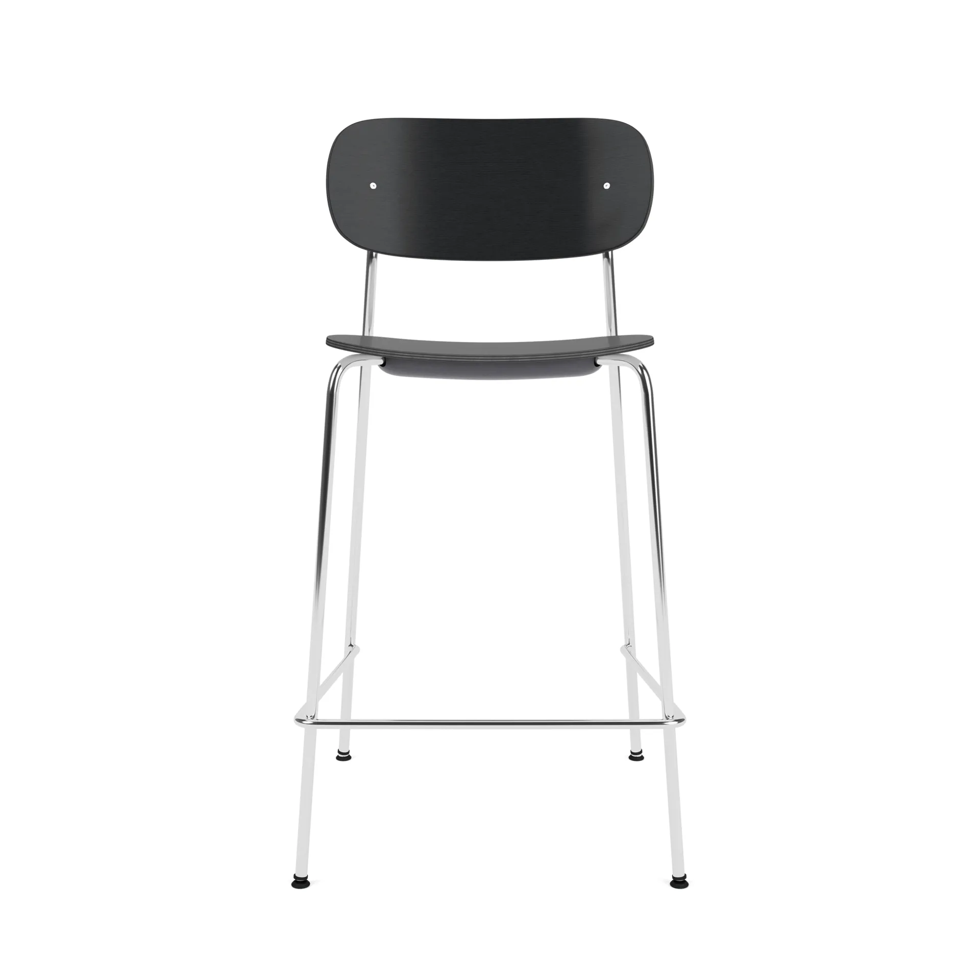 Co Bar Chair barstol, Svart ek-kromat stål, 65 cm Audo Copenhagen