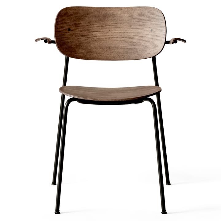 Co Chair matstol med armstöd, Mörkbetsad ek Audo Copenhagen
