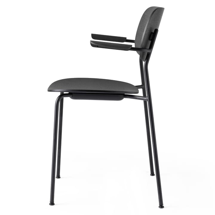 Co Chair matstol med armstöd, Svart ek Audo Copenhagen