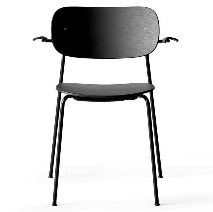 Co Chair matstol med armstöd, Svart ek Audo Copenhagen
