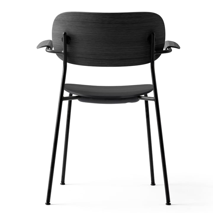 Co Chair matstol med armstöd, Svart ek Audo Copenhagen
