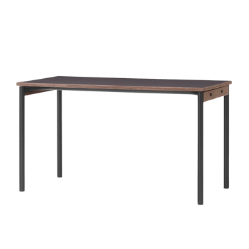 Co Table konferensbord 140x70cm - Black-laminate terra - Audo Copenhagen