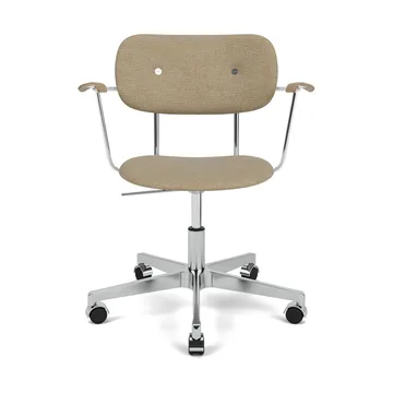 Co Task kontorsstol helklädd - Audo Bouclé 02-natural oak - Audo Copenhagen