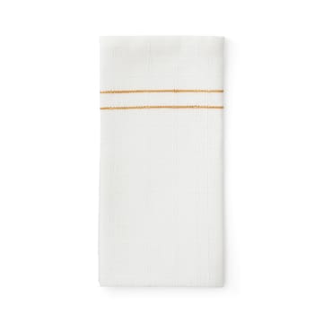 Cressida linneservett 45x45 cm - Ochre - Audo Copenhagen