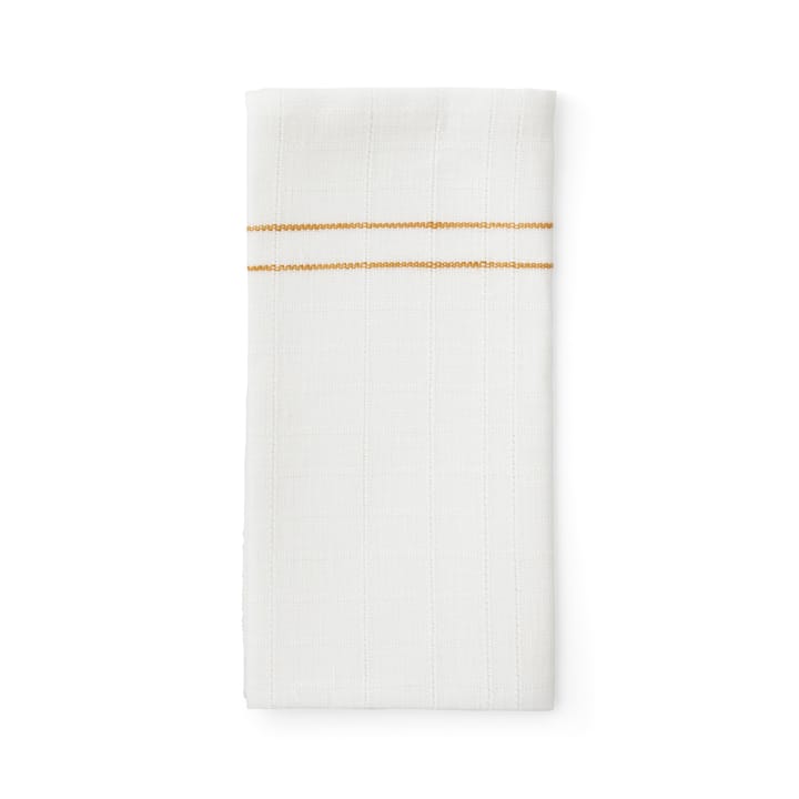 Cressida linneservett 45x45 cm, Ochre Audo Copenhagen